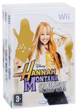 Комплект: Игра "Hannah Montana Spotlight World Tour" (Wii) + игра "Hannah Montana: The Movie" (Wii) + игра "Sing It: High School Musical 3: Senior Year" (Wii)