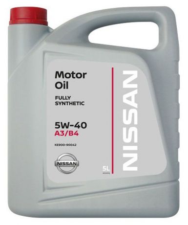 Масло моторное "Nissan", синтетическое, класс вязкости 5W-40, 5 л