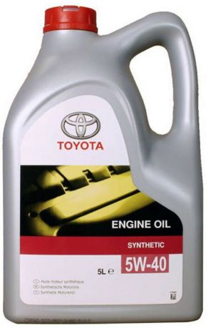 Масло моторное "Toyota", синтетическое, класс вязкости 5W-40, 5 л