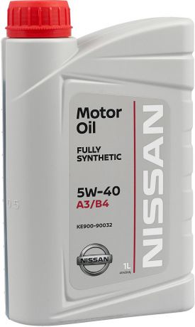 Моторное масло NISSAN, SN/CF/A3/B4, класс вязкости 5w40, 1 л