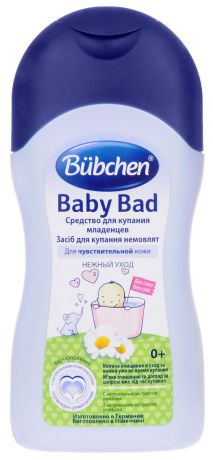 Bubchen Средство для купания младенцев "Baby Bad", с экстрактом ромашки, 400 мл
