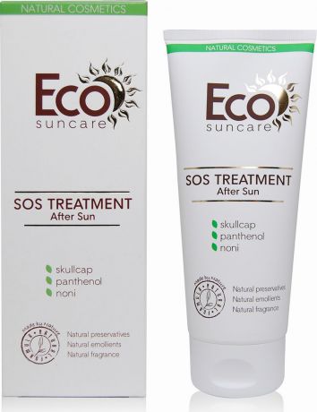 Eco Suncare Охлаждающий гель после загара с успокаивающим действием -SOS After Sun Treatment -200мл