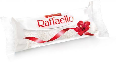 Конфеты Raffaello, с цельным миндальным орехом в кокосовой обсыпке, 40 г