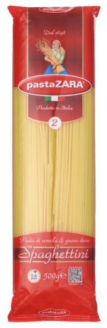 Pasta Zara Спагетти спагеттини макароны, 500 г