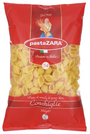 Pasta Zara Ракушка макароны, 500 г