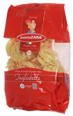 Pasta Zara Клубки средние тальятелле макароны, 500 г