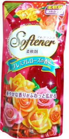 Кондиционер для белья Nihon Detergent Sweet Floral, 827370, с нежным ароматом роз, 500 мл