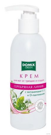 Крем для ухода за кожей Domix Green 104182 от трещин и ссадин с витамином F, E и D-антенолом и наносеребром