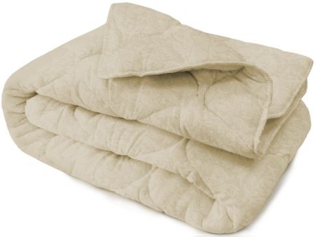 Одеяло Мягкий Сон SleepOn стеганое, цвет: бежевый, 140 х 205 см