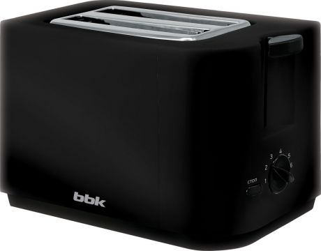 Тостер BBK TR72M, цвет: черный
