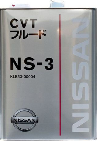Масло трансмиссионное Nissan CVT, полусинтетическое, NS-3 , 4 л