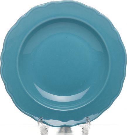 Тарелка Kutahya Porselen Lar, глубокая, LR22TC142 76, голубой, диаметр 22 см