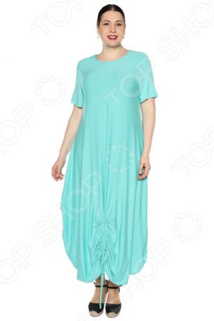 Платье Kidonly «Романтичный день». Цвет: бирюзовый