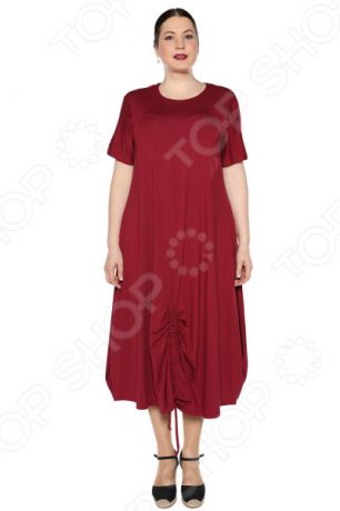 Платье Kidonly «Романтичный день». Цвет: бордовый