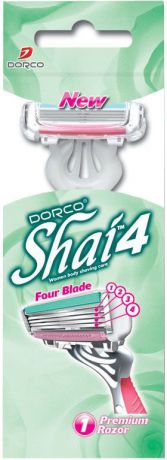 Dorco Станок для бритья "Shai 4", одноразовый, женский