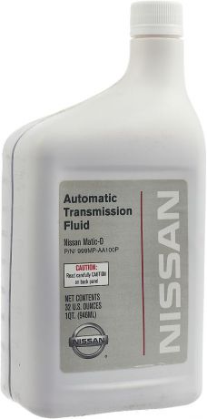 Трансмиссионное масло Nissan Matic-D ATF, 999MPAA100P, 946 мл