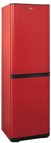 Холодильник Бирюса H133, двухкамерный, красный