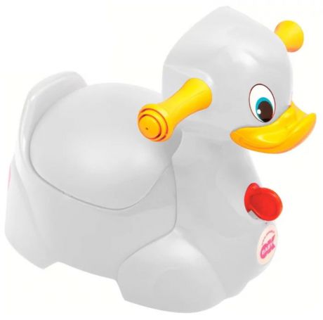 Горшок OK BABY Quack белый