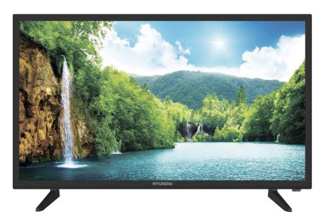 Телевизор Hyundai H-LED32R504BT2S LED 32" Black, Smart TV, 16:9, 1366х768, 1400:1, 250 кд/м2, USB, HDMI, VGA, AV, Wi-Fi, RJ-45, DVB-T2, C