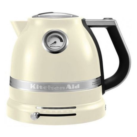 Чайник электрический KITCHENAID 5KEK1522, 2400Вт, серебристый матовый и кремовый