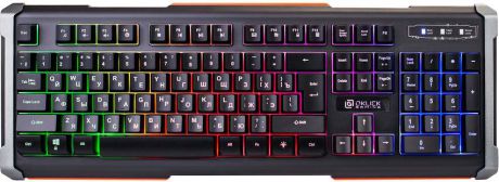 Игровая клавиатура Oklick 717G, черный, оранжевый