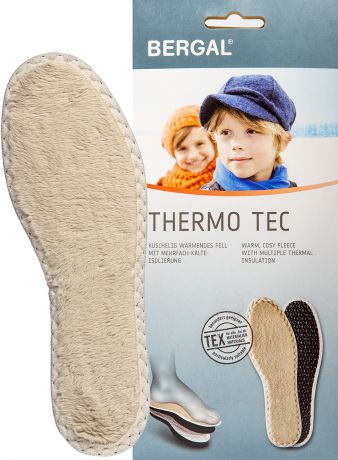 Стельки детские утеплённые с полиэфирным волокном BERGAL Thermo Tec 22