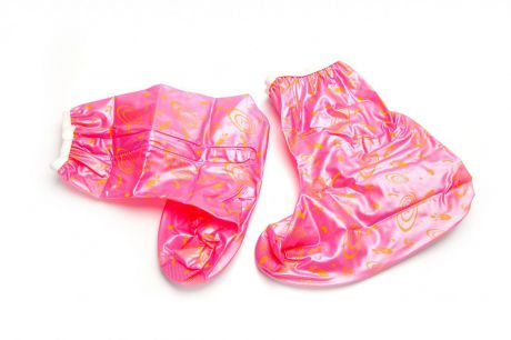 Чехлы грязезащитные для женской обуви без каблука, размер M, цвет розовый
