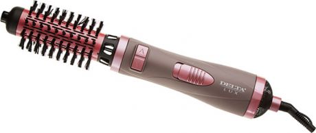 Фен-щетка Delta Lux DL-0443R, розовый, коричневый
