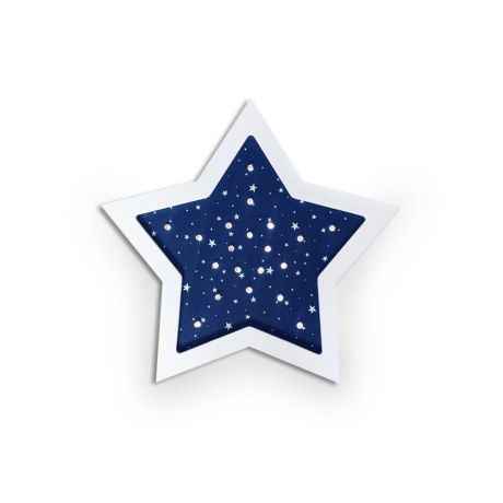 Ночник Amelia Kingdom Звезда большая, синий, белый