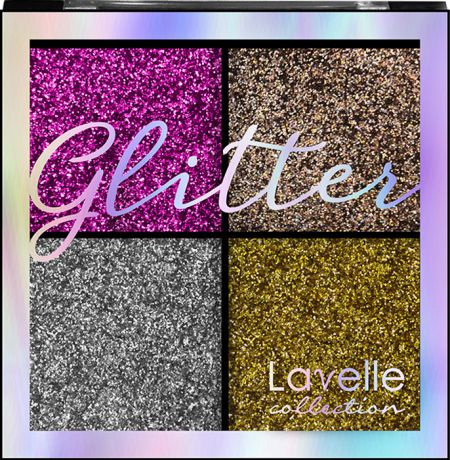 Тени для век LavelleCollection Glitter, тон №02