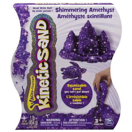 Kinetic Sand Песок для лепки Shimmering Amethyst 454 г 20070407