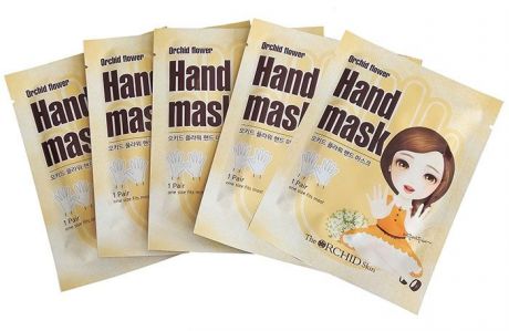 Тканевая маска для рук с экстрактом орхидеи Orchid Flower Hand Mask Sheet (1 шт)