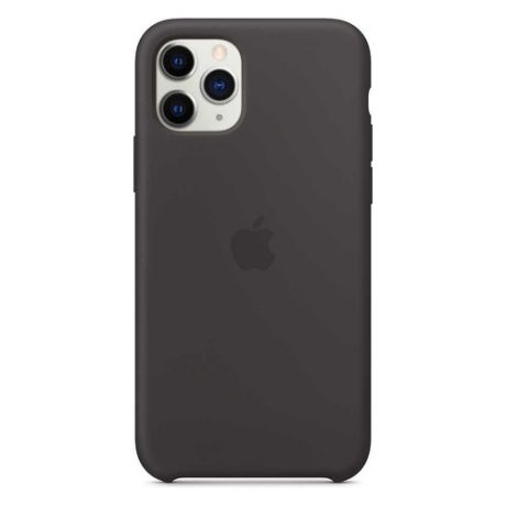 Чехол (клип-кейс) APPLE Silicone Case, для iPhone 11 Pro Max, черный [mx002zm/a]