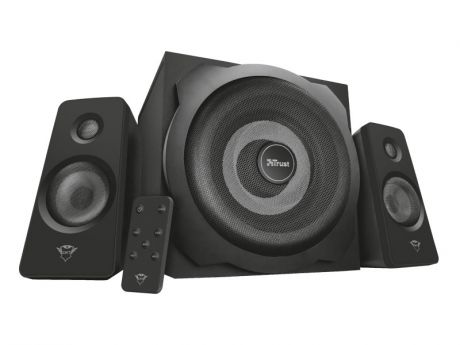 Колонки Trust GXT 638 Tytan 2.1 Black 120 Вт / 20 - 20000 Гц / ПДУ / 3.5 мм, S/PDIF / 220V