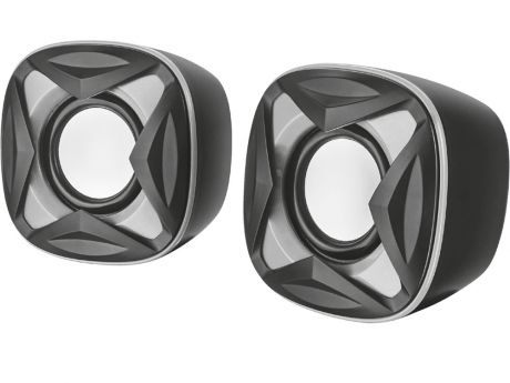 Колонки Trust Xilo 2.0 Black/Silver 2 х 4 Вт / 150 - 20000 Гц / 3.5 мм / USB
