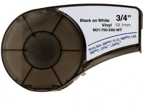 Лента принтерная для кабеля Brady M21-750-595-WT 19.05mm/6.4m brd142797