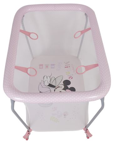 Манеж Polini kids Disney baby Classic, Минни Маус Фея, розовый, с 3 мес.