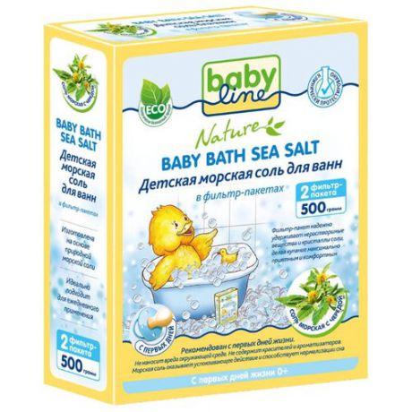 BabyLine Nature Морская соль с чередой 500 г