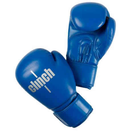 Боксерские перчатки Clinch Olimp plus синий 12 oz
