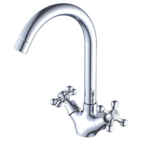 Смеситель для раковины (умывальника) WATER JET WJ BF-I20 двухрычажный хром