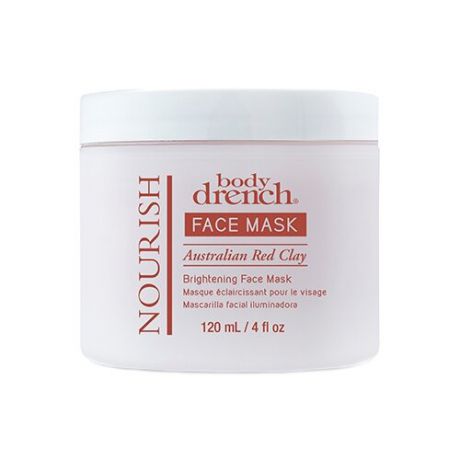 Body Drench Осветляющая маска Face Mask Nourish Australian Red Clay Brightening, 120 мл
