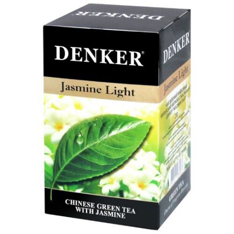 Чай зеленый Denker Jasmine light в пакетиках, 20 шт.
