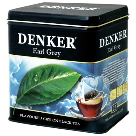 Чай черный Denker Earl grey в пирамидках, 25 шт.