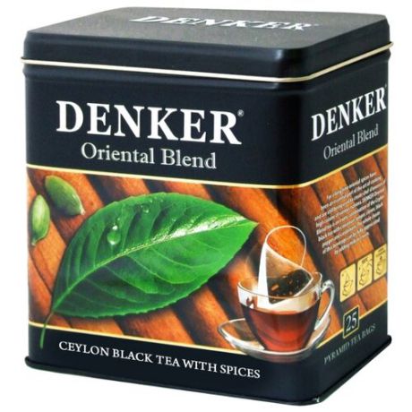 Чай черный Denker Oriental blend в пирамидках, 25 шт.
