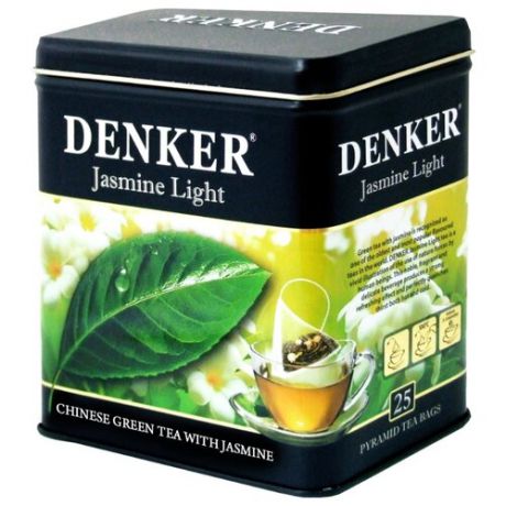 Чай зеленый Denker Jasmine light в пирамидках, 25 шт.