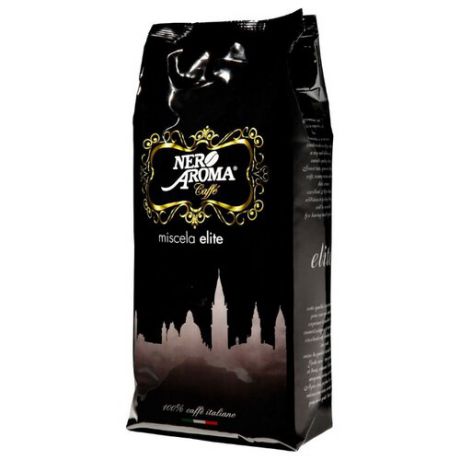 Кофе в зернах Nero Aroma Elite, арабика/робуста, 1 кг