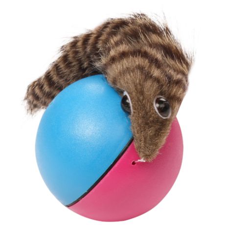 Робот BertToys Енот Тими коричневый/голубой/розовый