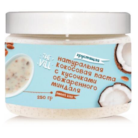 The Vill Паста кокосовая с кусочками обжаренного миндаля, 250 г