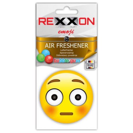 Rexxon Ароматизатор для автомобиля Emoji бабл гам
