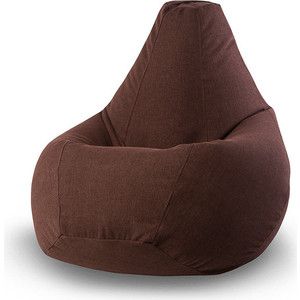 Кресло-мешок POOFF Коричневое микровельвет XL
